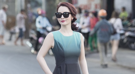 Mai Thu Huyen goi y 6 set do dao pho cuoi tuan hinh anh