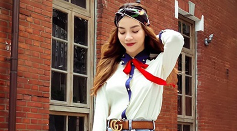 Street style chong nong sanh dieu cua sao Viet hinh anh