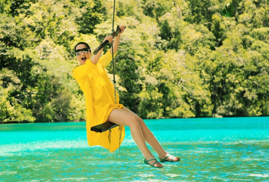 Hoa hau Giang My den Palau anh 1