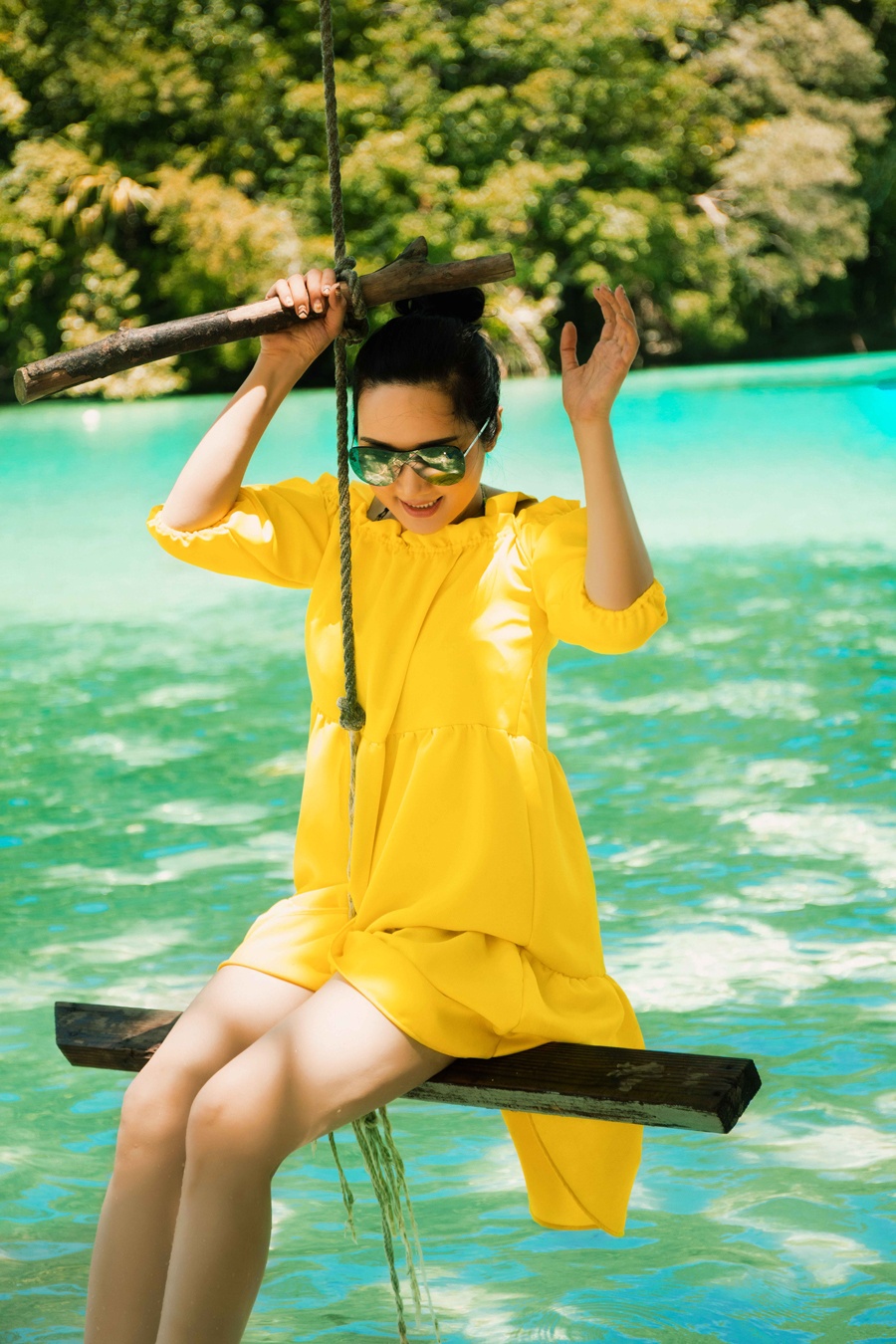 Hoa hau Giang My den Palau anh 2