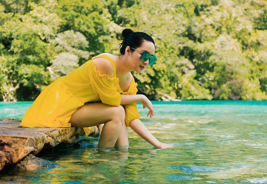 Hoa hau Giang My den Palau anh 4