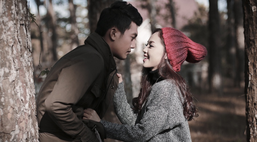 Quang Tuan - Linh Phi ngot ngao trong anh cuoi o Da Lat hinh anh