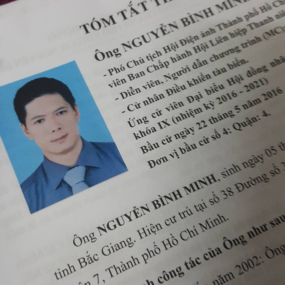 Bình Minh ứng cử Đại biểu hội đồng nhân dân ảnh 1 Binh Minh ung cu Dai bieu hoi dong nhan dan anh 1