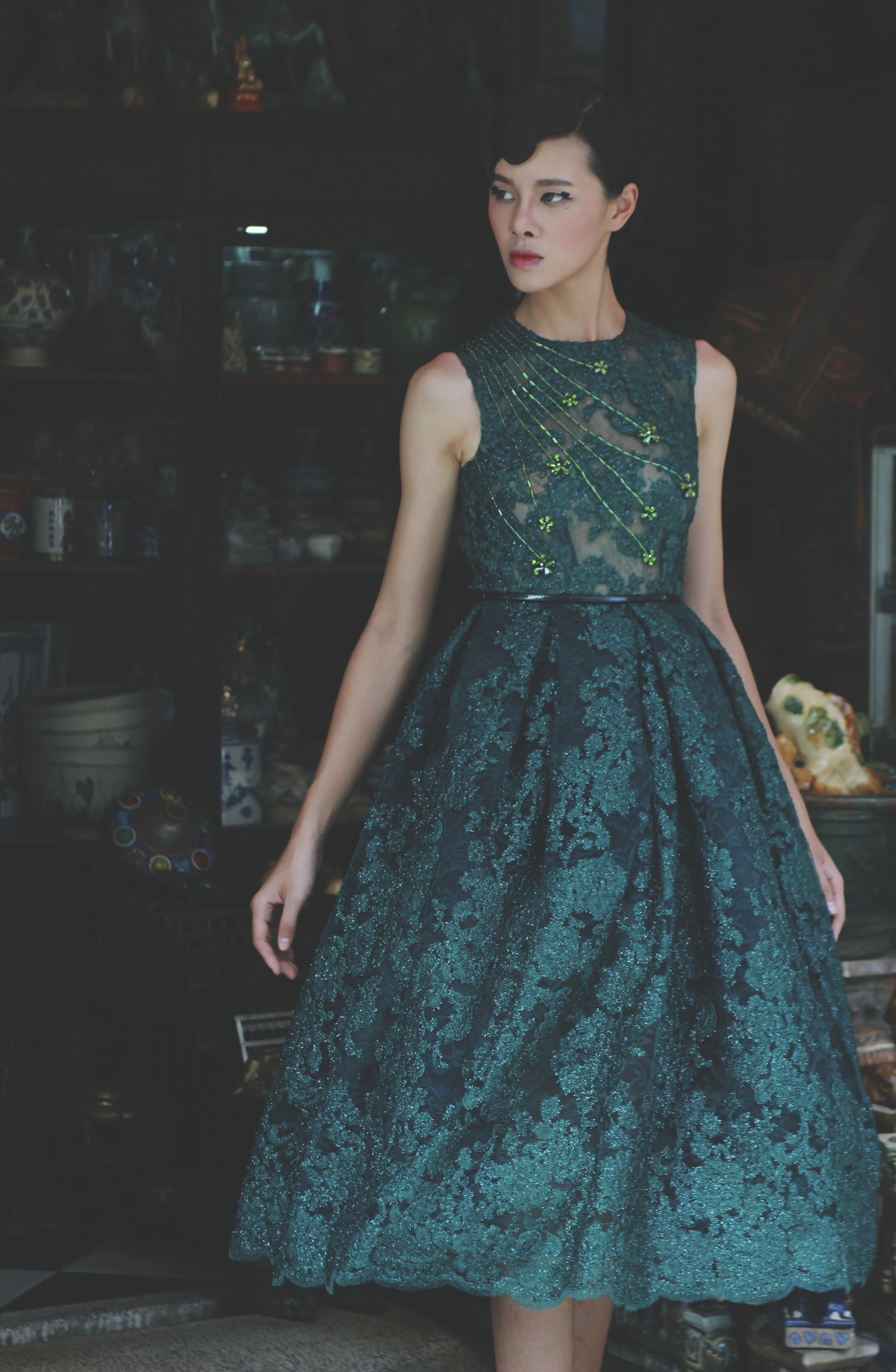 Ha Do goi y trang phuc du tiec mua he anh 7