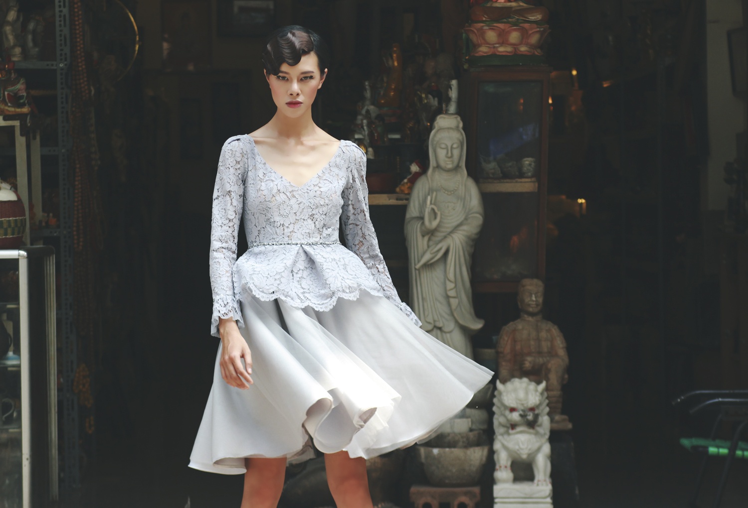 Ha Do goi y trang phuc du tiec mua he anh 6