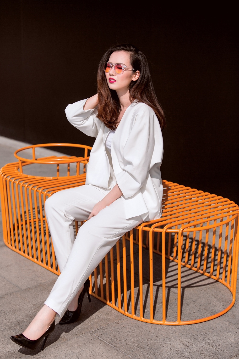 Street style cua Vo Ha Tram anh 3