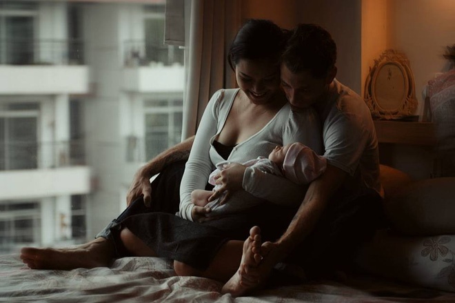 Phuong Vy hanh phuc ben chong con anh 1