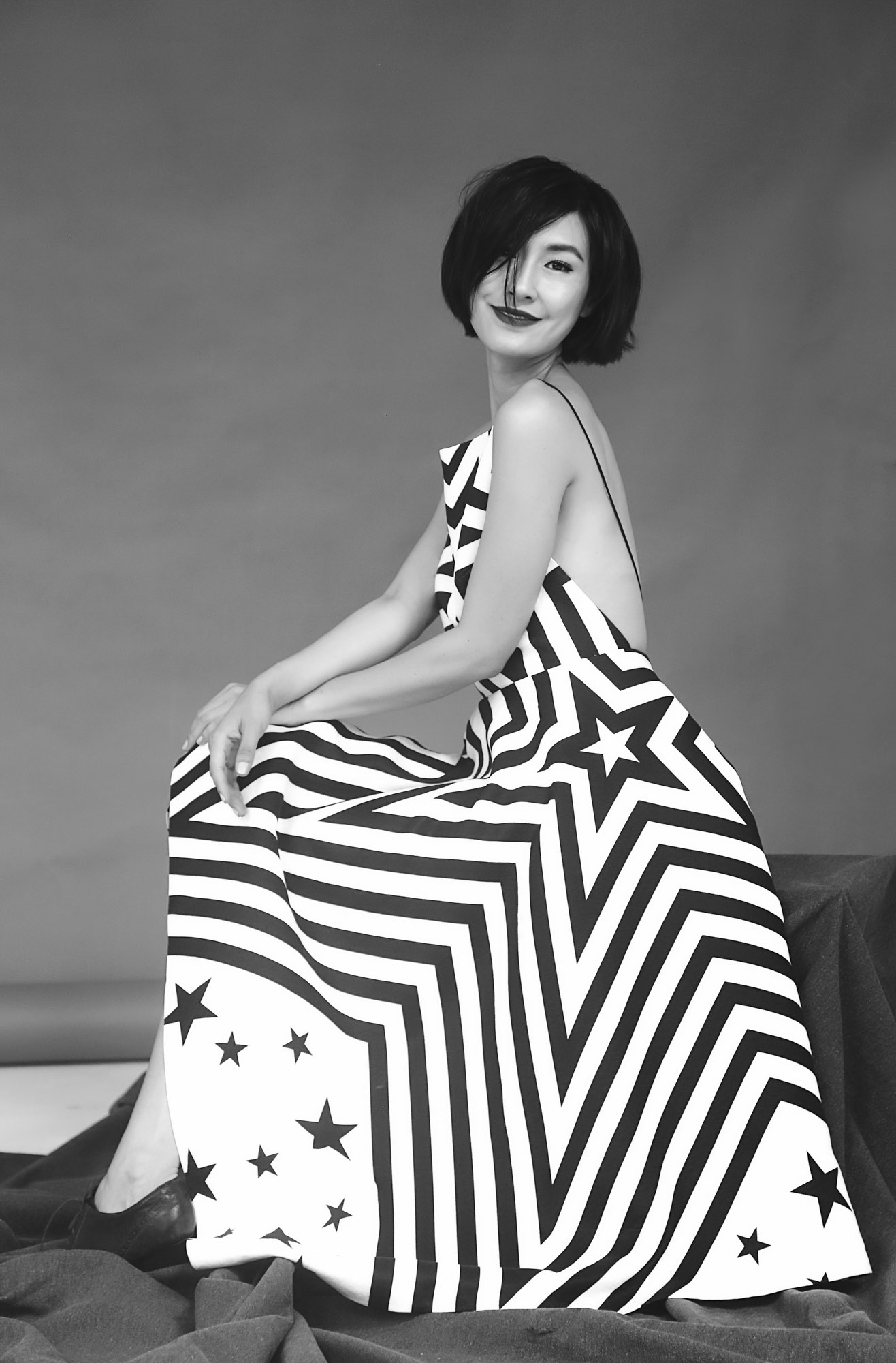 Uyen Linh lam nguoi mau o show Adrian Anh Tuan anh 3