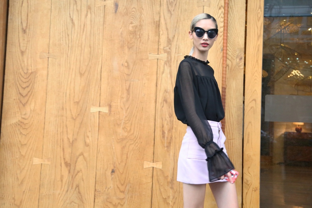 Dan mau mac sanh dieu di tap show Do Manh Cuong anh 5