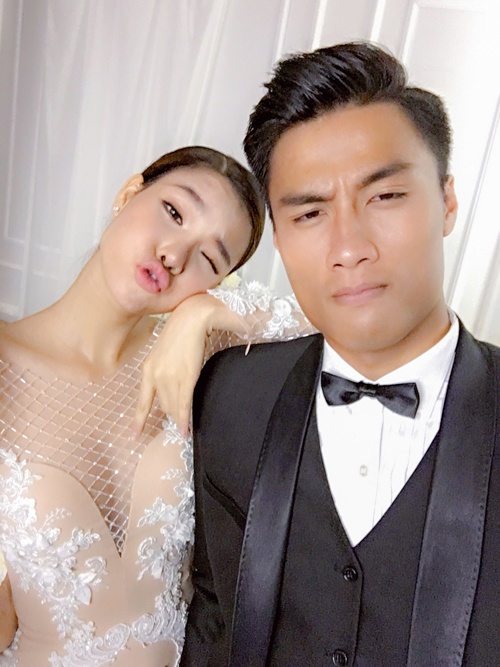 Ky Han - Mac Hong Quan tinh nghich o buoi chup anh cuoi anh 4