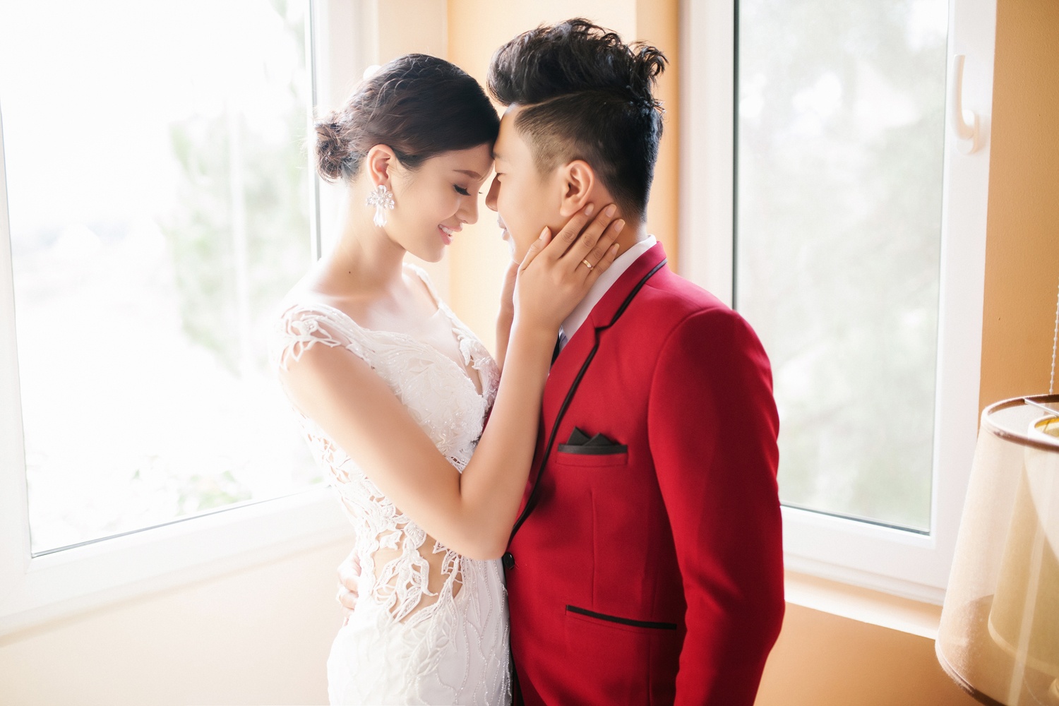 Anh cuoi cua Le Thi Phuong va chong bac si anh 10