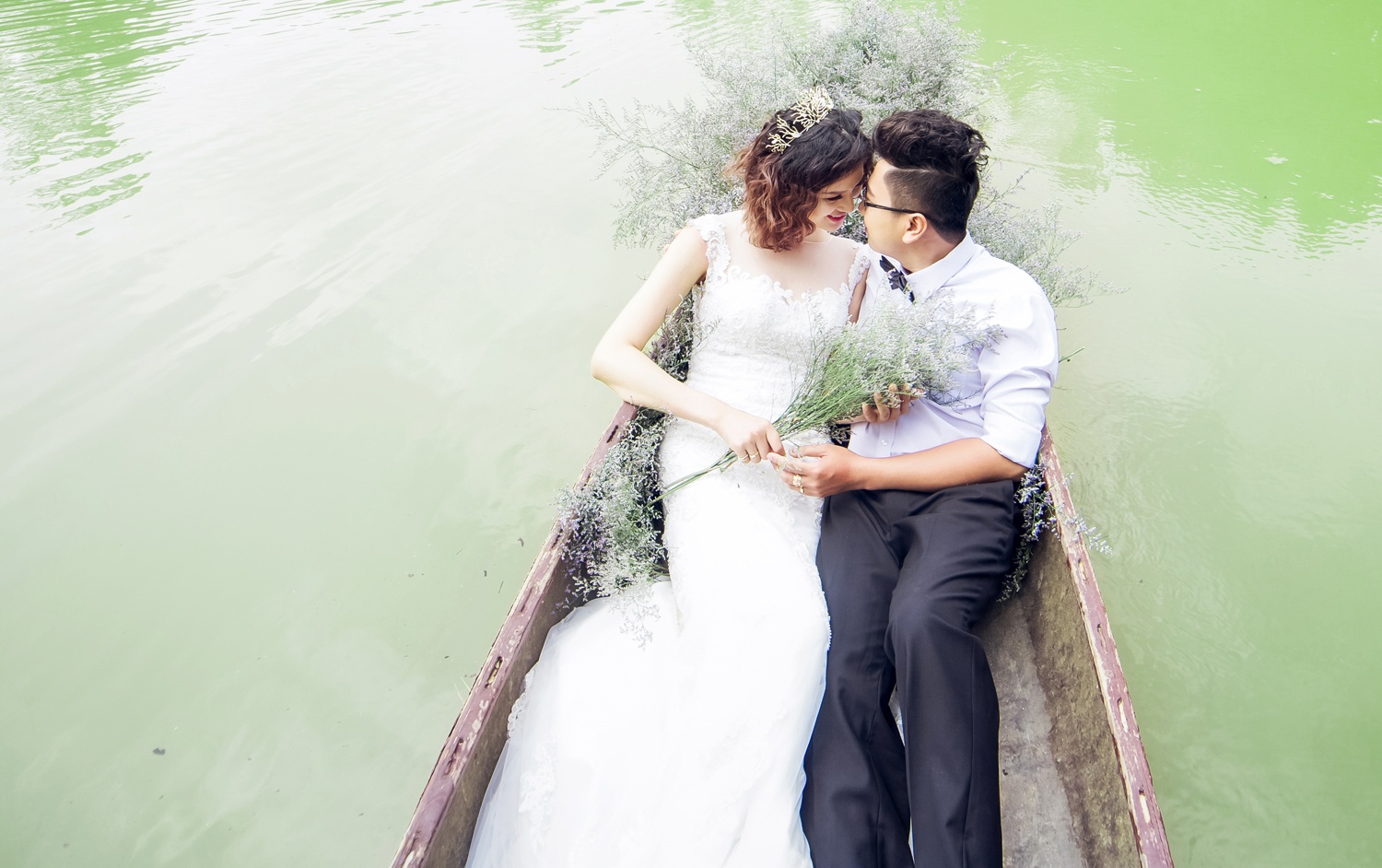 Anh cuoi cua Le Thi Phuong va chong bac si anh 5