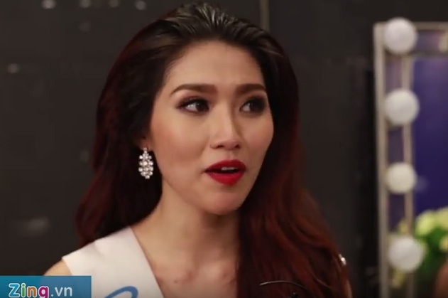 Quynh Chau buon khi khong lot top 3 Hoa khoi Ao dai hinh anh