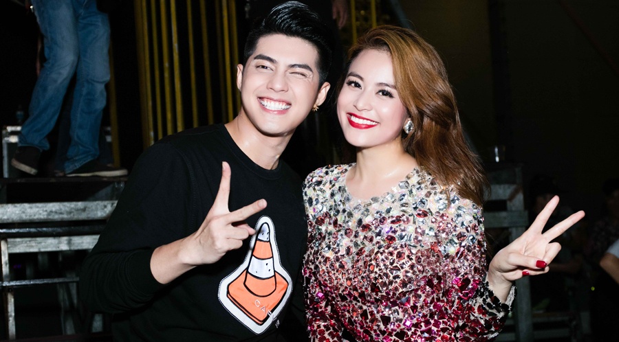 Hoang Thuy Linh hoi ngo Noo Phuoc Thinh o Ha Noi hinh anh