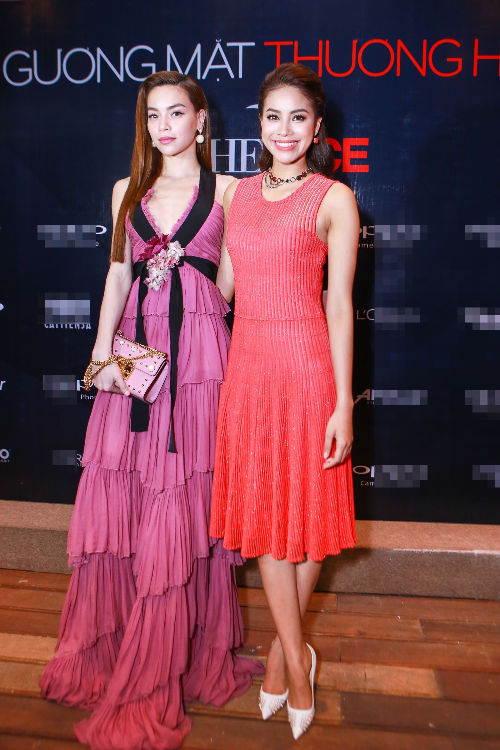 Pham Huong,  Ho Ngoc Ha tham gia The Face anh 1