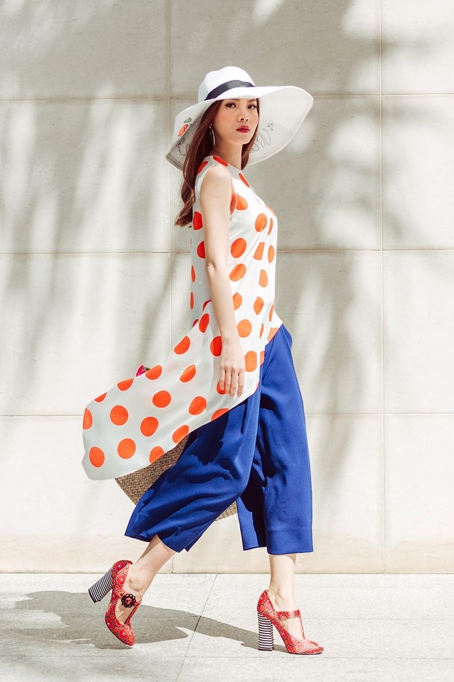 Pham Huong,  Ha Ho dien street style the thao anh 12