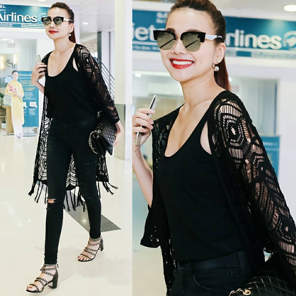 Pham Huong,  Ha Ho dien street style the thao anh 4