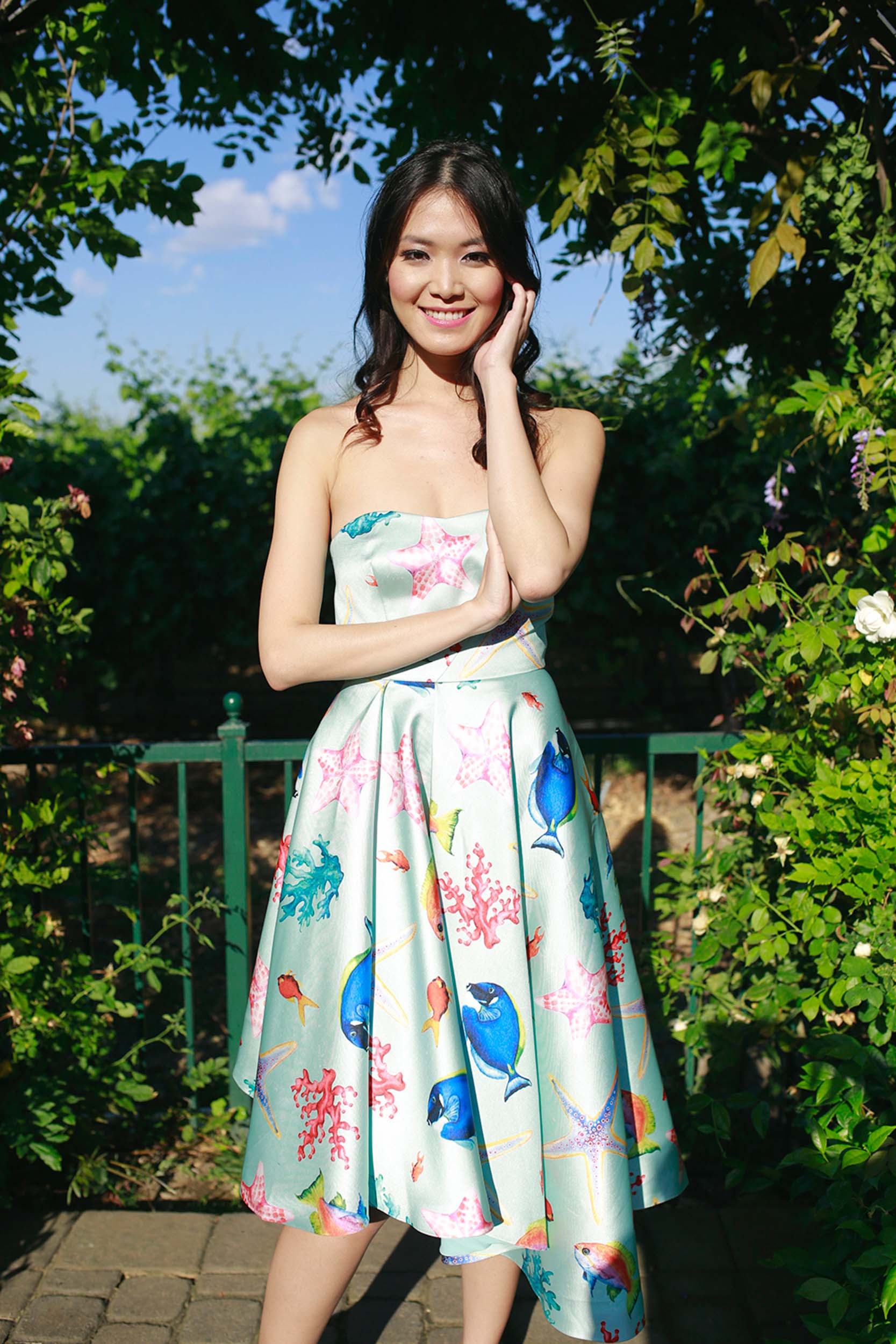 Thuy Dung,  Le Hang sang My dien show Adrian Anh Tuan anh 1