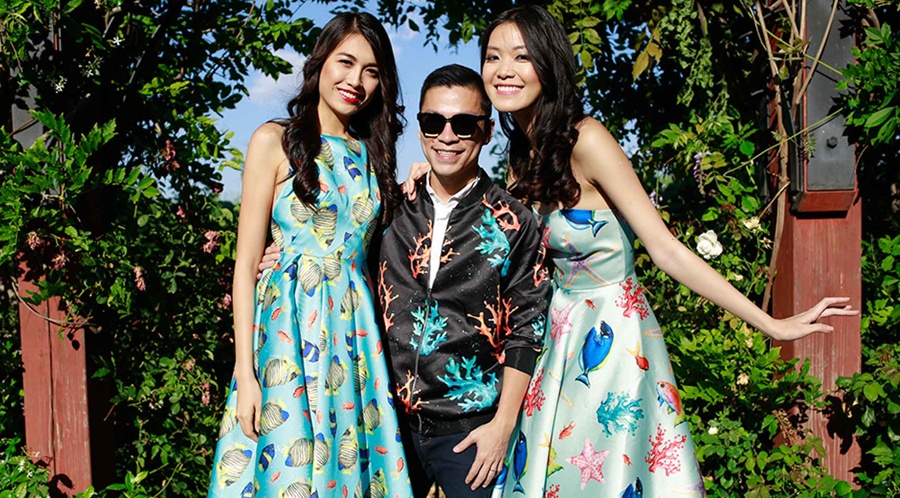 Thuy Dung, Le Hang sang My dien show Adrian Anh Tuan hinh anh