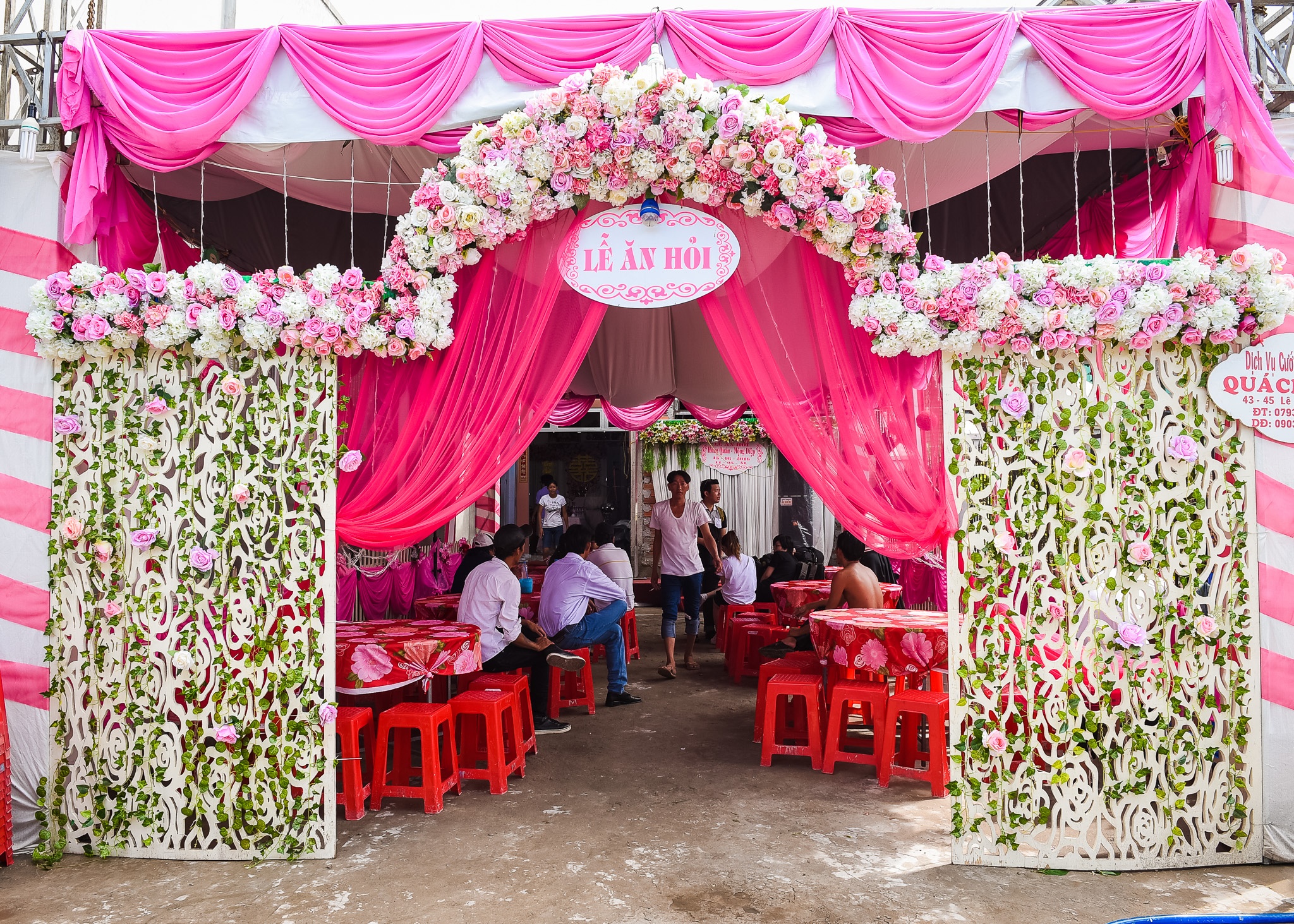 Dam hoi nhuom sac hong Ky Han - Mac Hong Quan anh 1