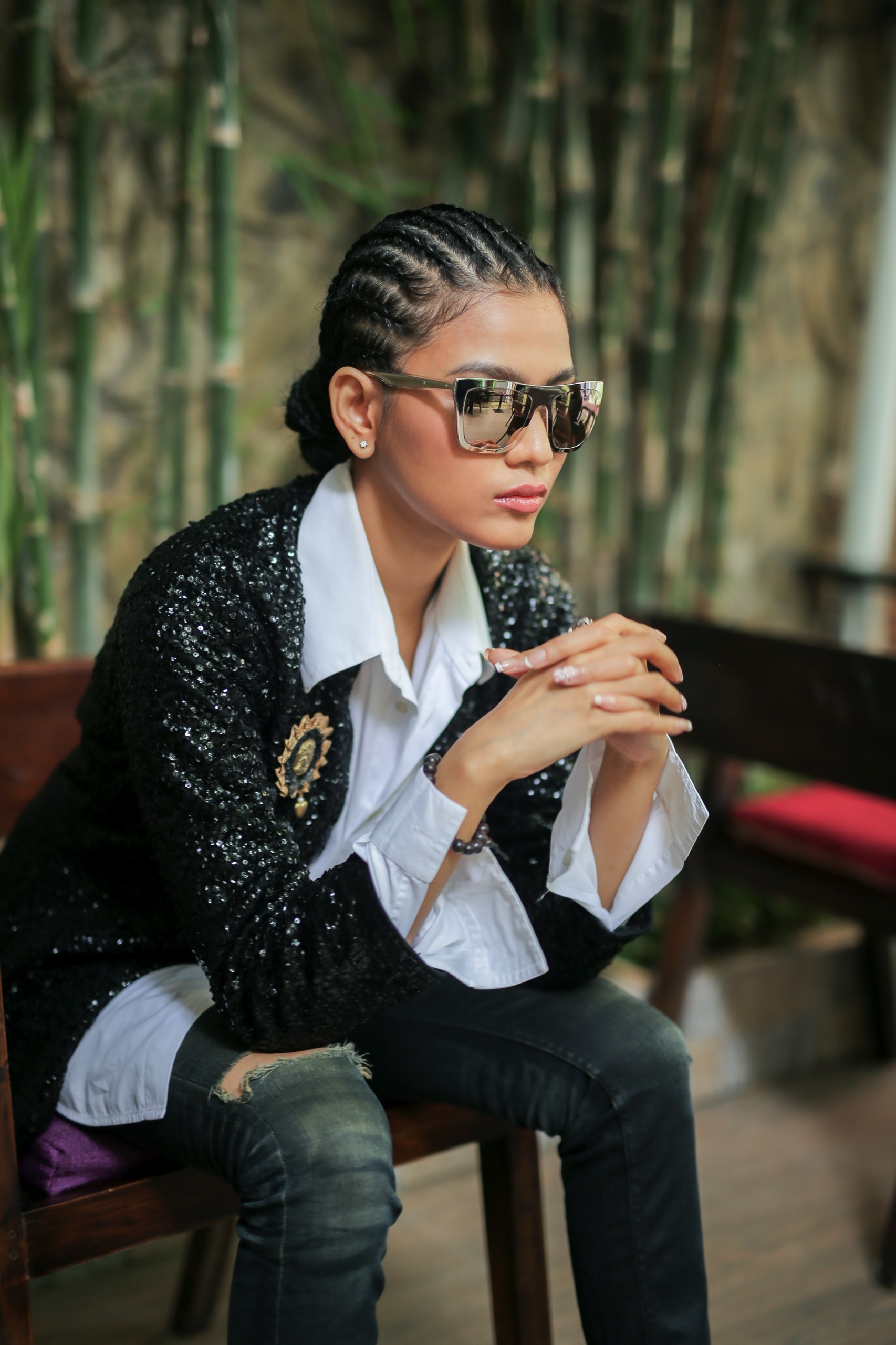 Truong Thi May dien style ca tinh di casting nguoi mau anh 4