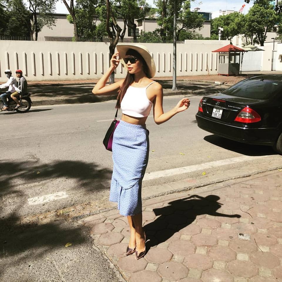 Ha Ho,  Lan Khue dien street style nhat tuan qua anh 3
