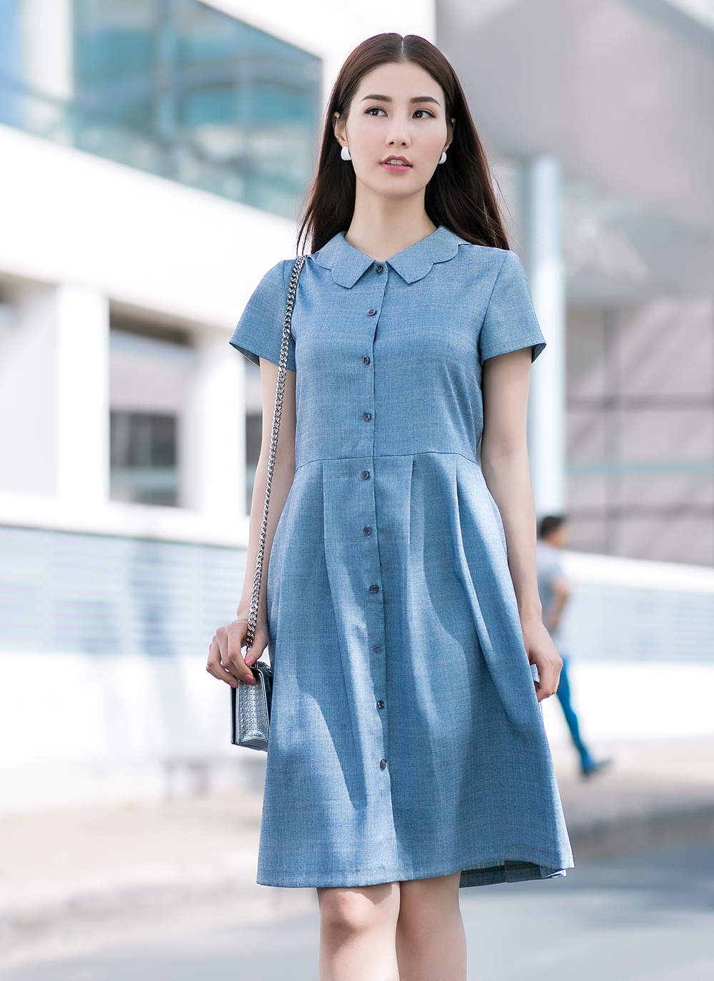 Diem My xuong pho voi 9 set do mua he anh 9