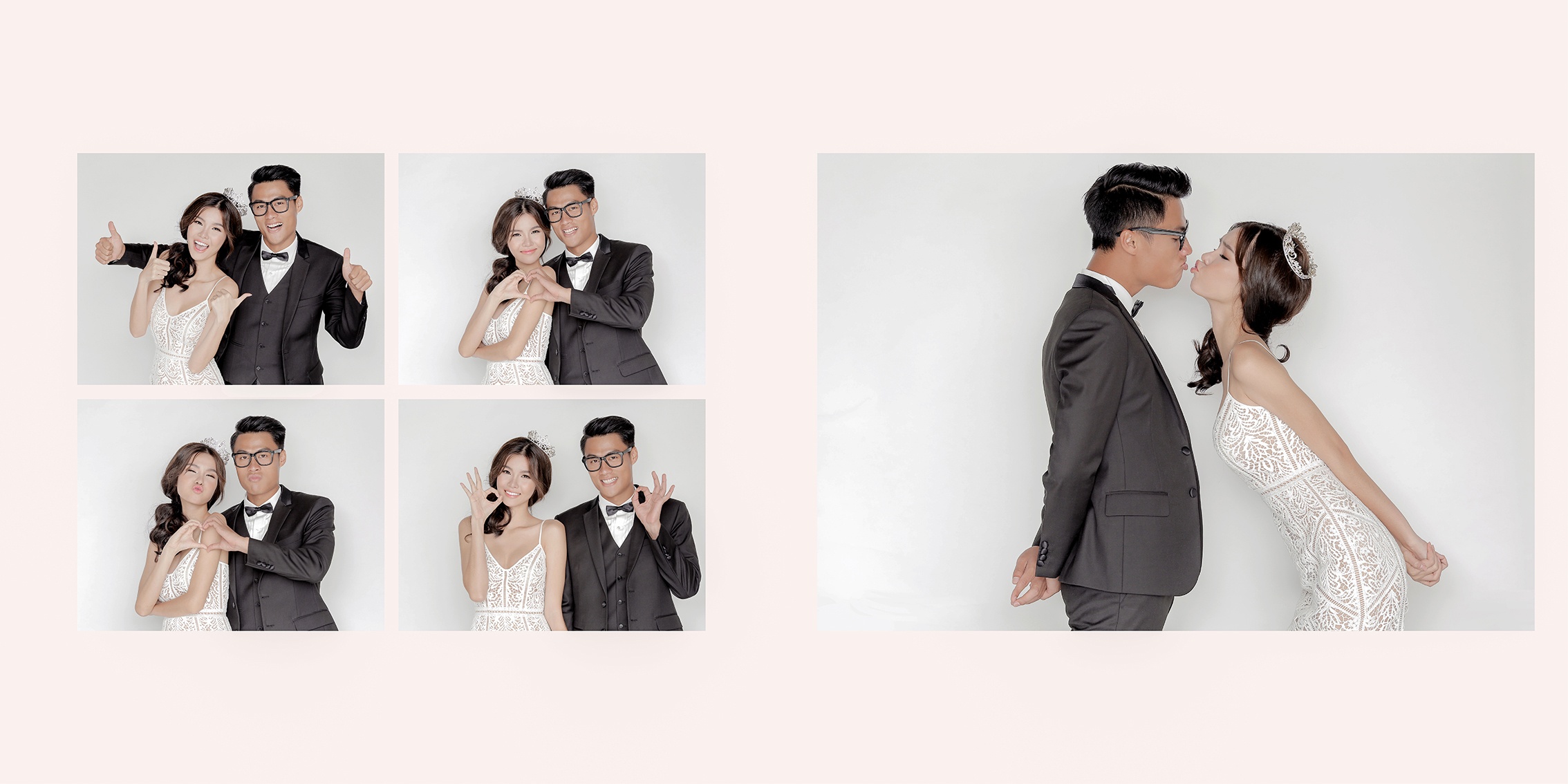 Mac Hong Quan hon Ky Han trong anh cuoi anh 11