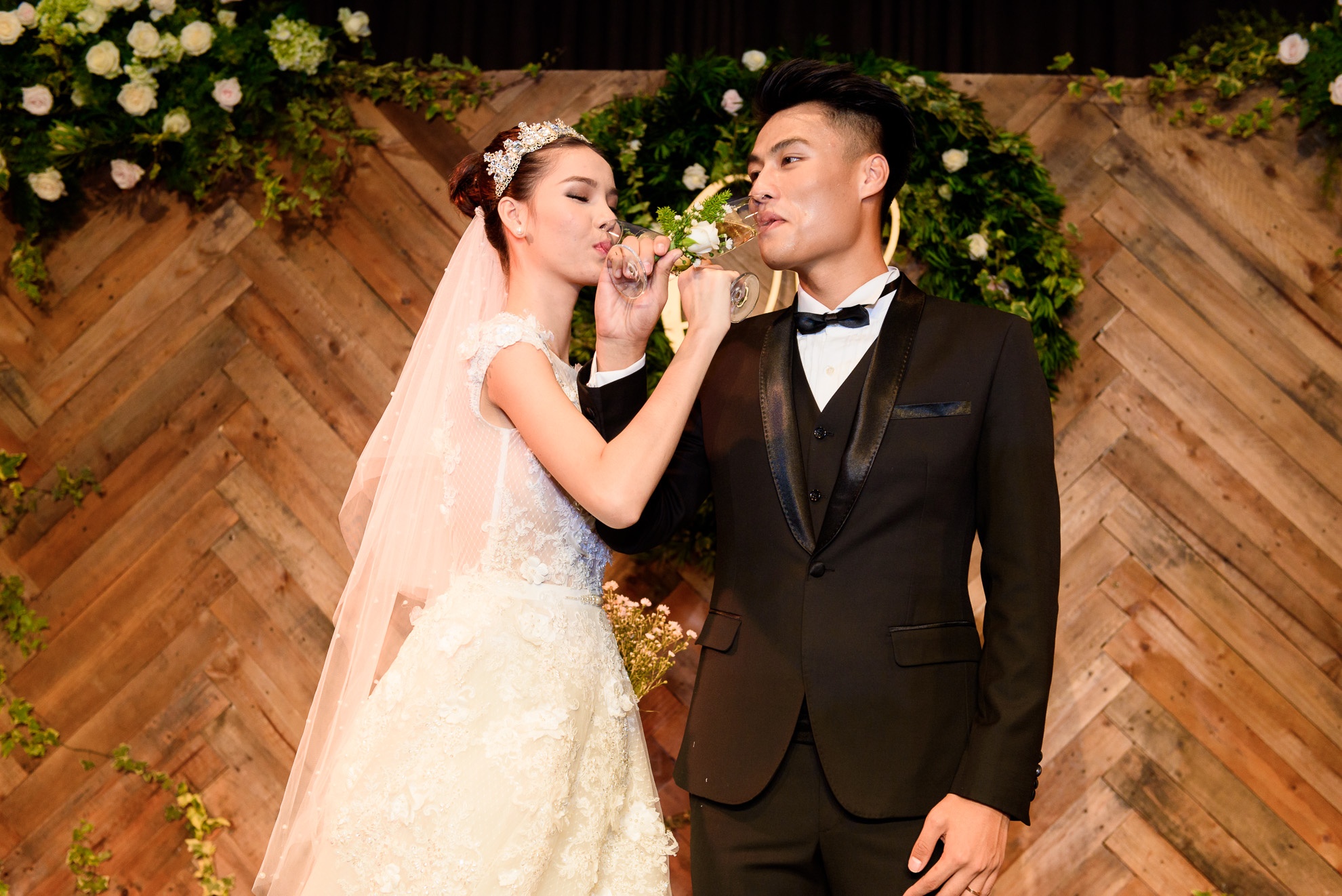 Khong gian tiec cuoi Ky Han - Mac Hong Quan anh 15