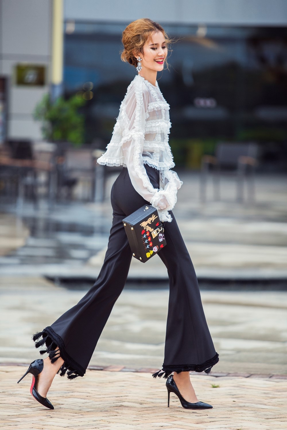 Ha Ho,  Pham Huong khoe dang cap thoi trang ghe nong anh 13