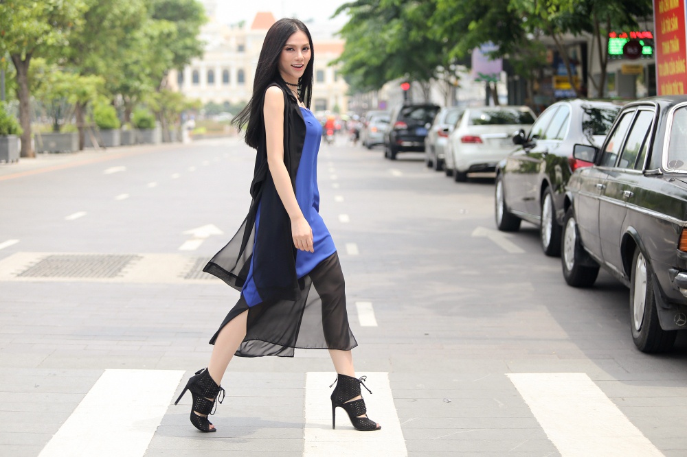 Ha Ho,  Pham Huong khoe dang cap thoi trang ghe nong anh 14