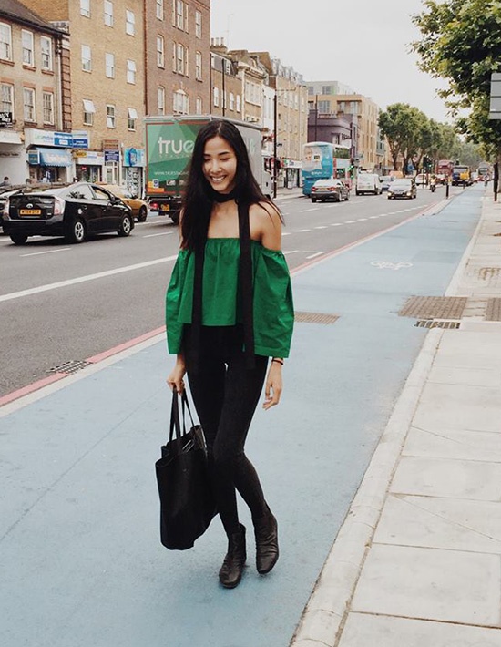 Ha Ho,  Pham Huong khoe dang cap thoi trang ghe nong anh 5