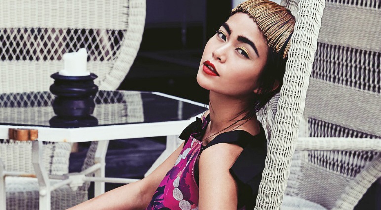 Mau Thuy ca tinh tren tap chi cua Macao hinh anh