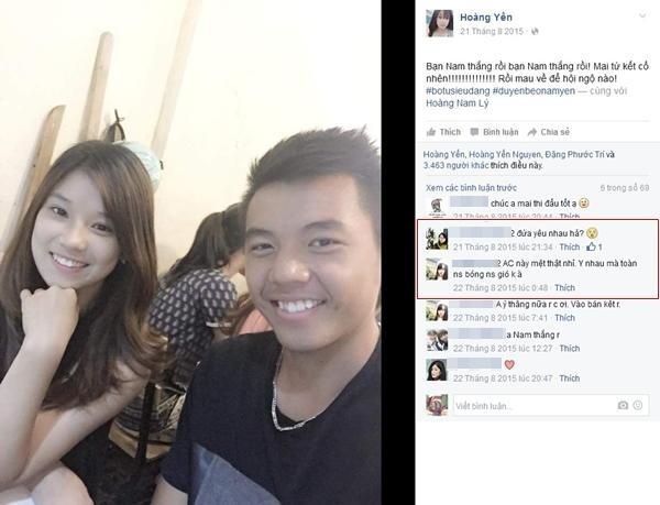 Nghi vấn Hoàng Yến yêu Lý Hoàng Nam ảnh 1 Nghi van Hoang Yen yeu Ly Hoang Nam anh 1