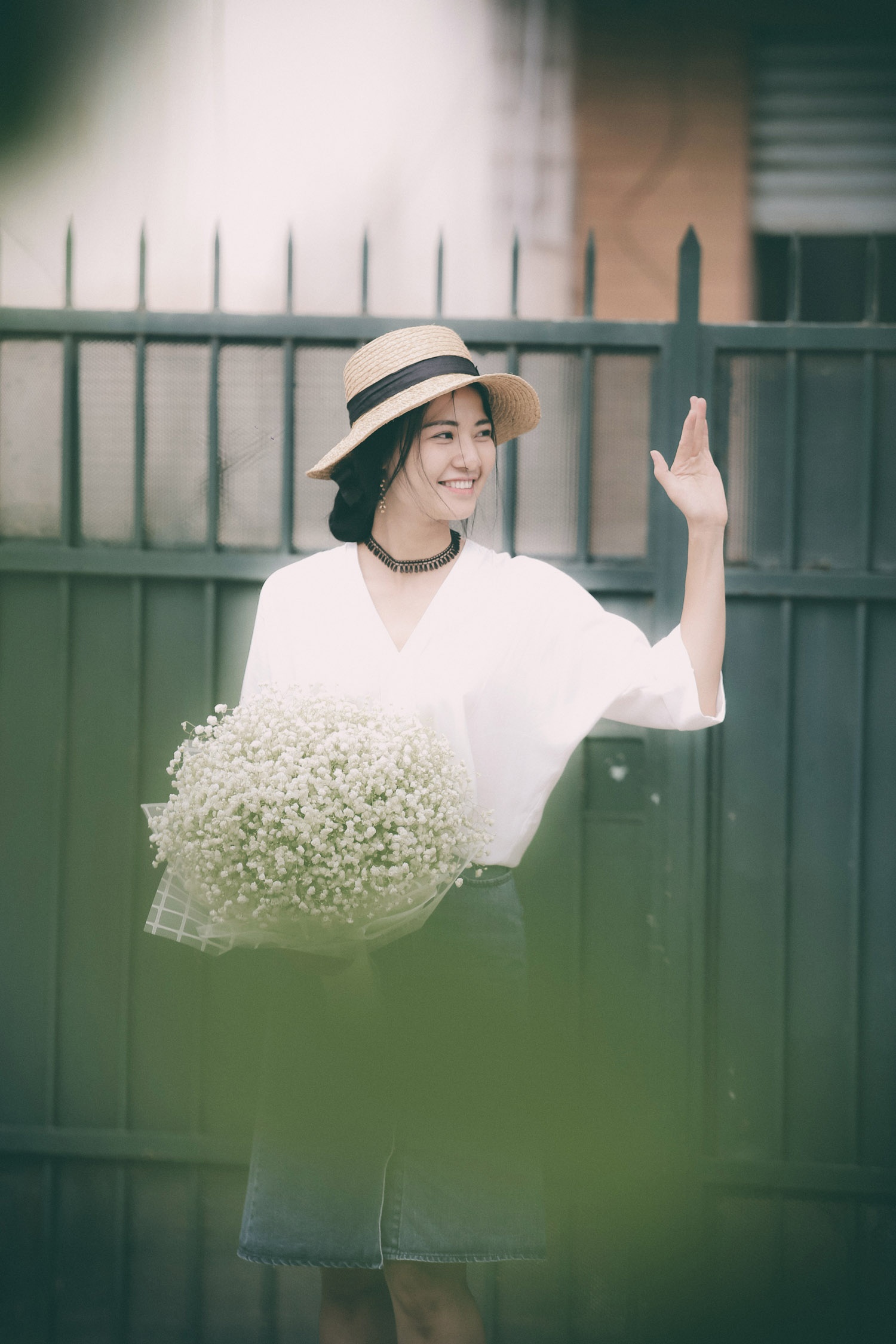 Tran Thi Quynh nhe nhang tren duong pho Sai thanh anh 4