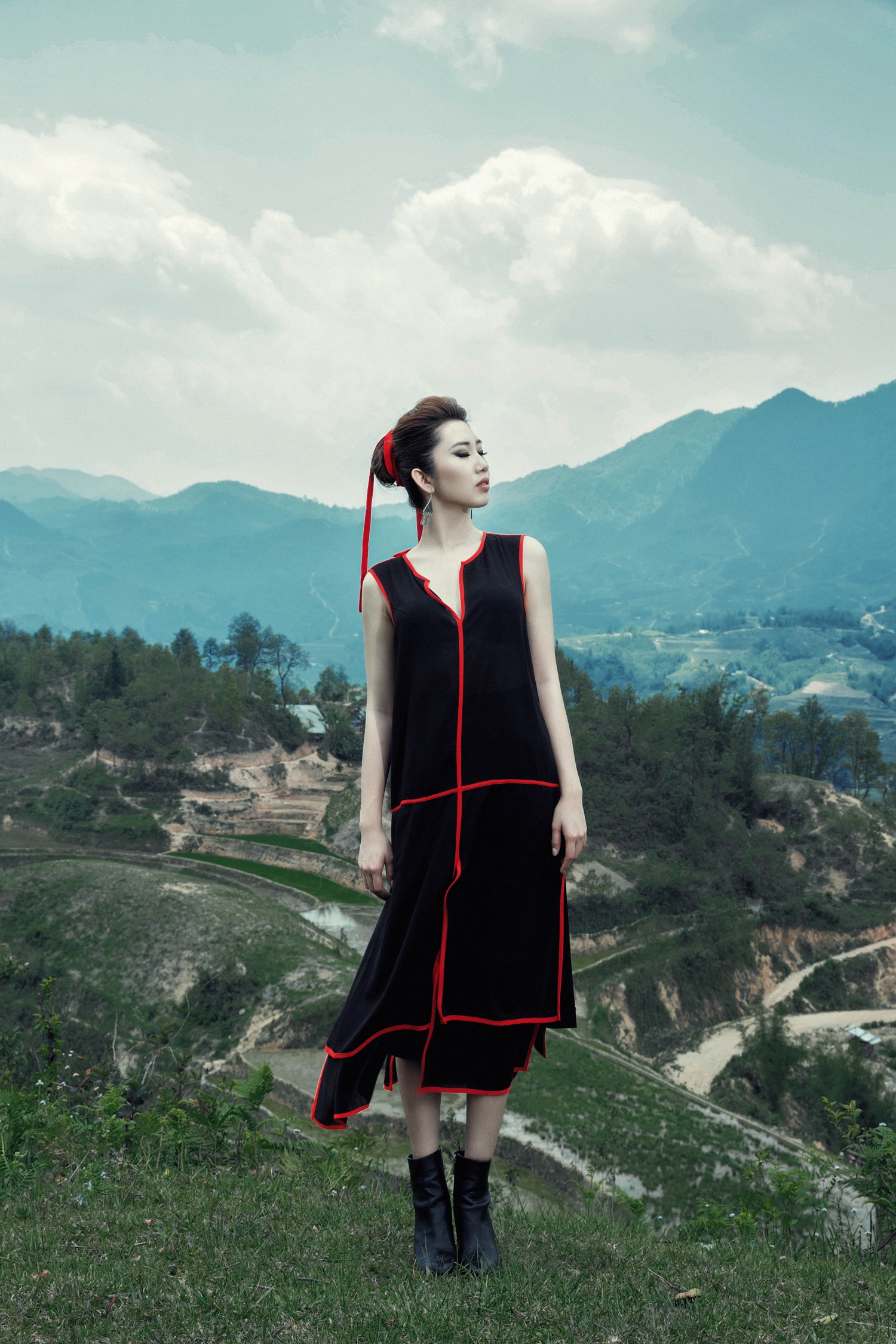 Thuy Ngan chup anh o Sa Pa anh 3