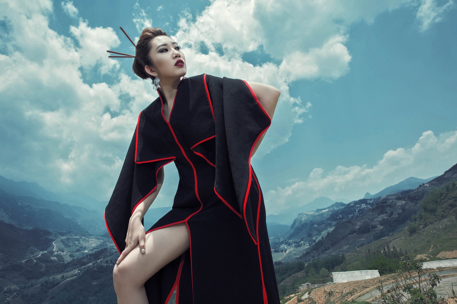 Thuy Ngan chup anh o Sa Pa anh 5