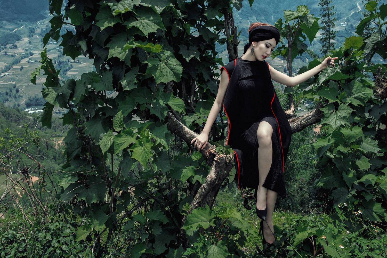 Thuy Ngan chup anh o Sa Pa anh 7