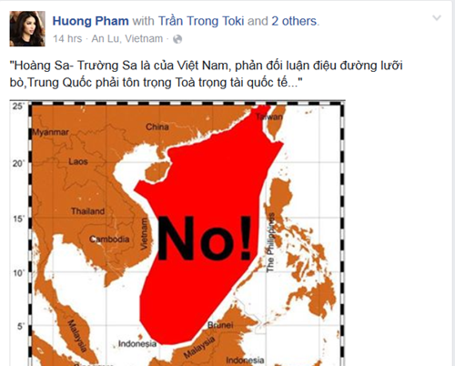 Sao Viet phan doi 'duong luoi bo' cua Trung Quoc anh 1