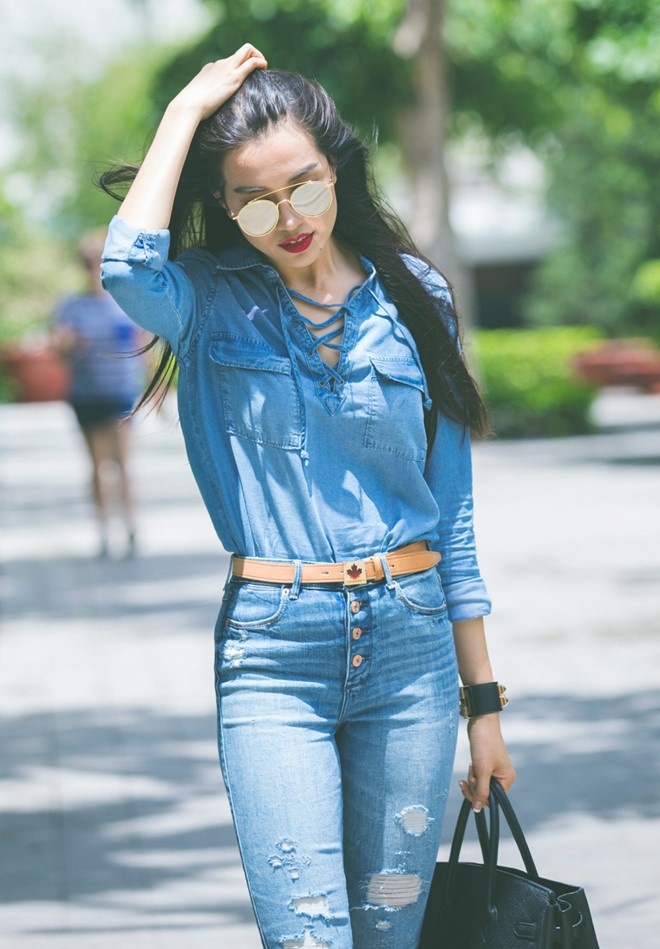 Sao Viet dien street style tuan qua anh 7