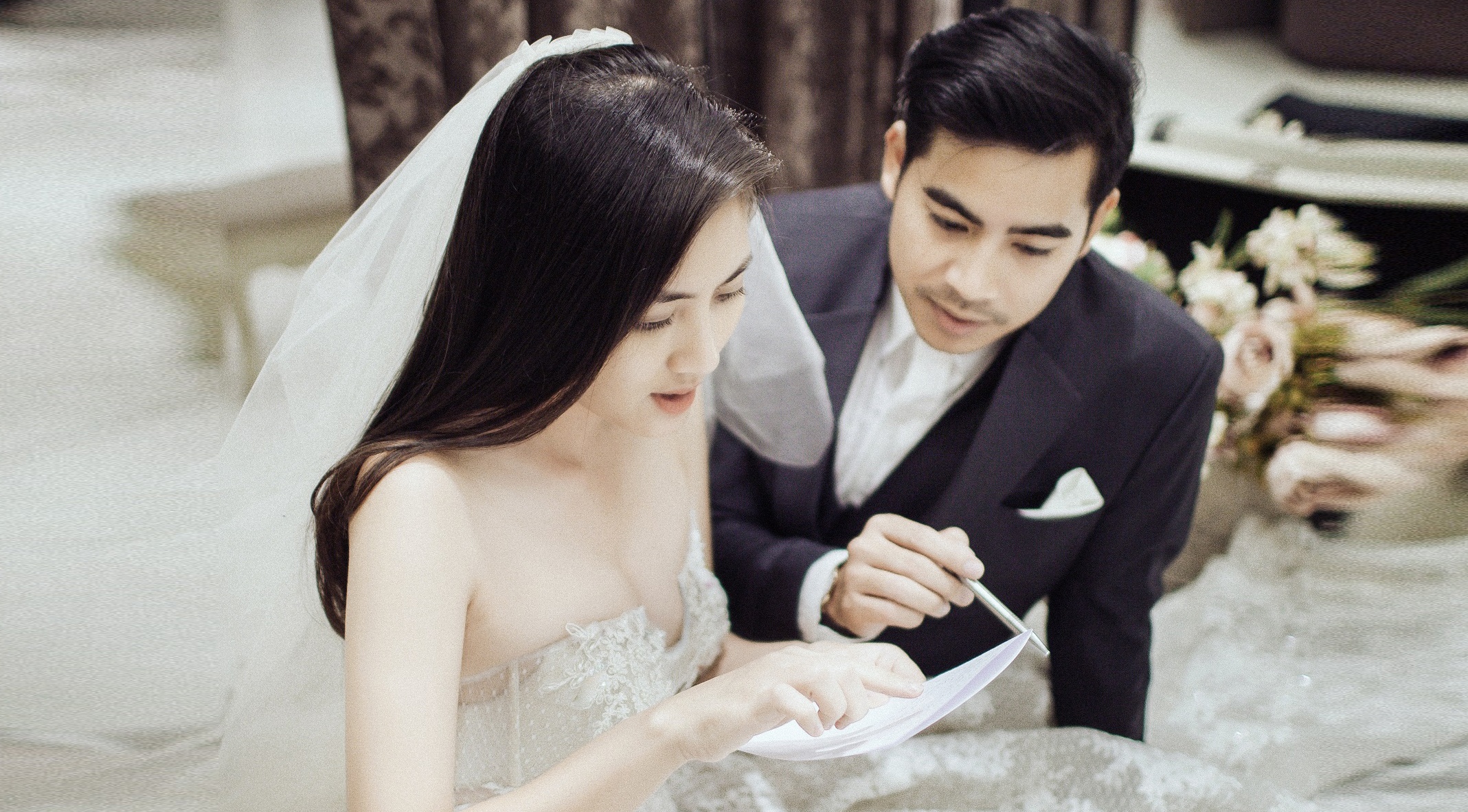 Ong xa dien vien dua Ngoc Lan di thu vay cuoi hinh anh