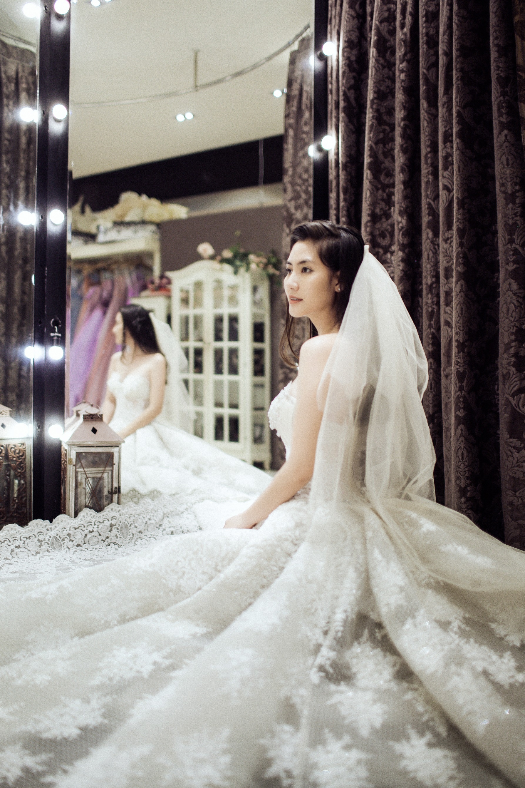 Vo chong Thanh Binh - Ngoc Lan di thu vay cuoi anh 4