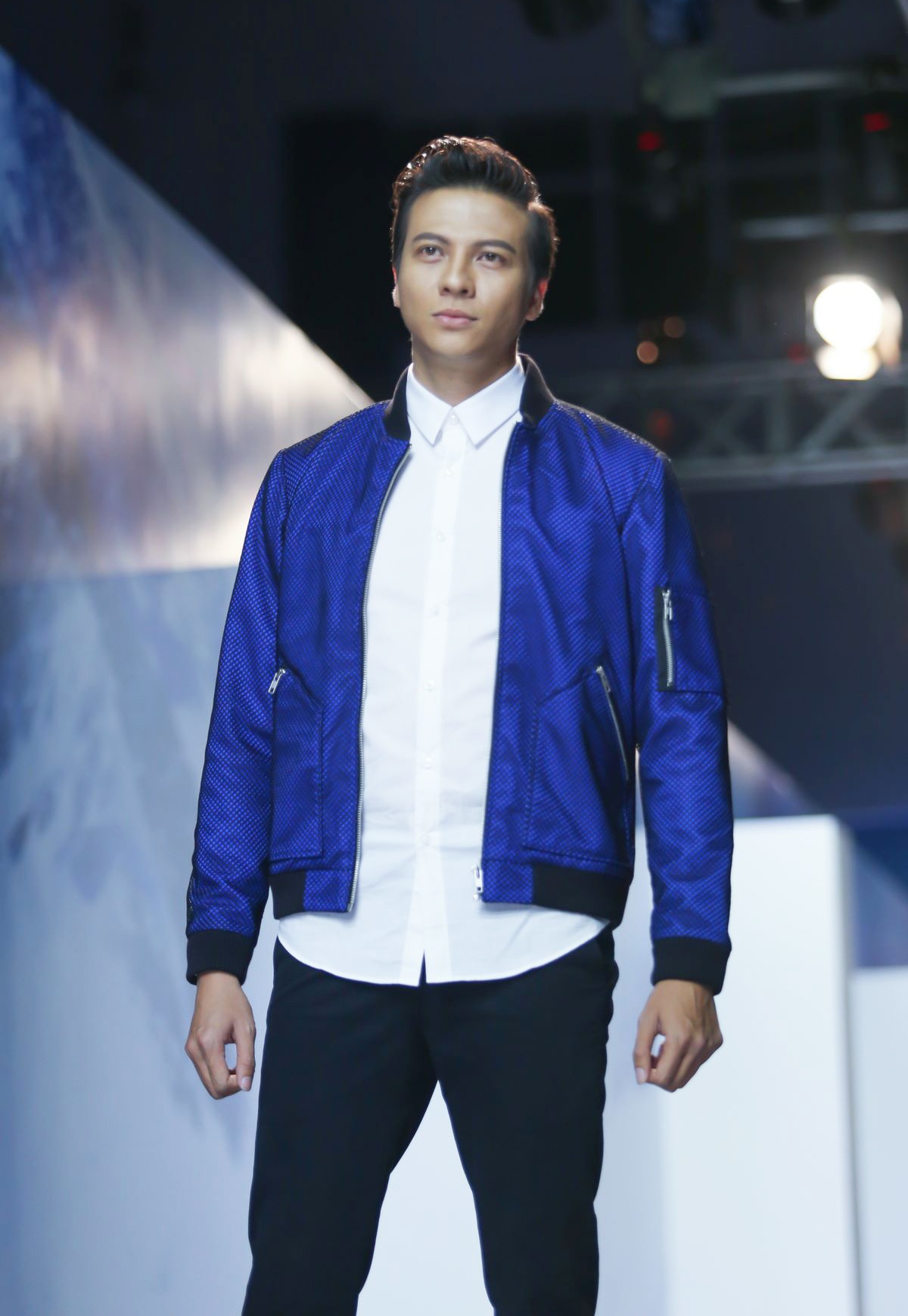 Ho Duc Vinh,  Duc Hai tai xuat san dien catwalk anh 4