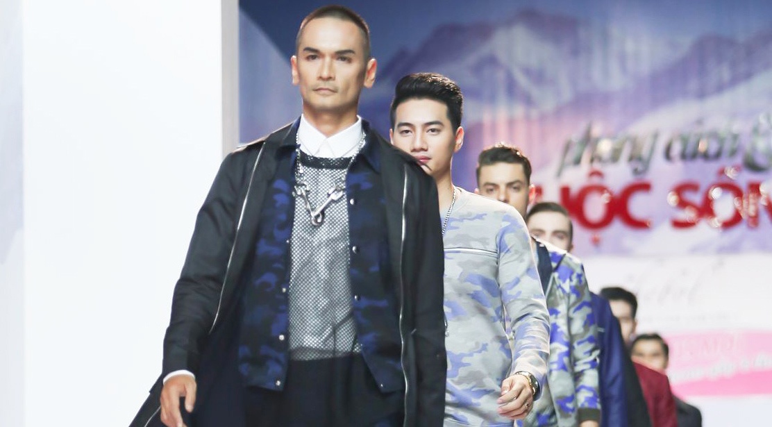 Ho Duc Vinh, Duc Hai tai xuat san catwalk hinh anh