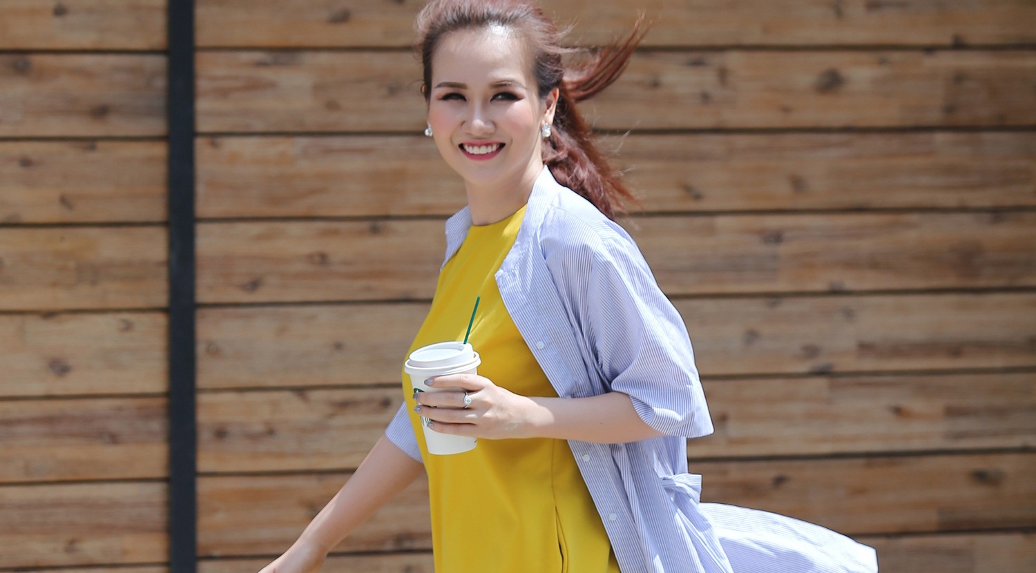 Vo Ha Tram cai thien phong cach thoi trang hinh anh