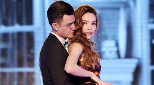 Ho Ngoc Ha huong dan hoc tro The Face quyen ru dan ong hinh anh