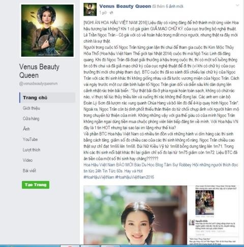 Ung vien Hoa hau VN bi to thi chui anh 1