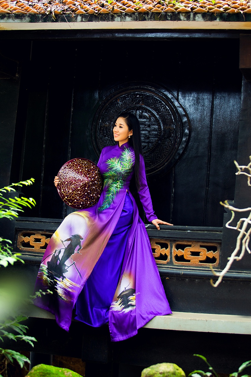 Le Phuong dien ao dai duyen dang anh 6