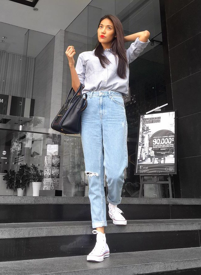 Street style cuoi tuan cua sao Viet anh 3