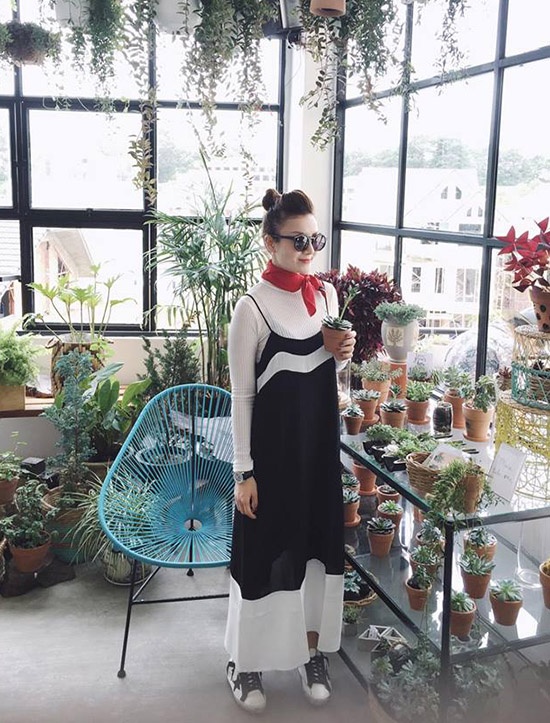 Street style cuoi tuan cua sao Viet anh 9